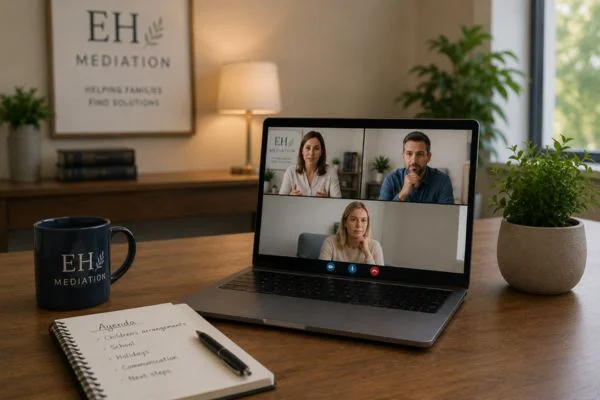 child access mediation Matlock online meeting.